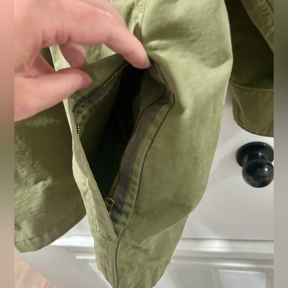 Banana Republic Army Green Jacket. XL. NWOT. - Picture 9 of 9